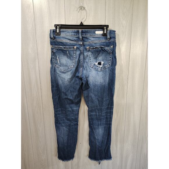 Buckle Black Distressed Women's Jeans Size 26 BBW2110 Stretch Grunge - Picture 2 of 8